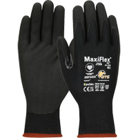 Gants compatibles avec les &eacute;crans tactiles ATG MaxiFlex Cut, Taille T-petit, Calibre 15, Rev&ecirc;tement Mousse de nitrile, Enveloppe en Polyester/Kevlar, ASTM ANSI niveau A4/EN 388 niveau 3/EN 388 niveau D Auto-Cam