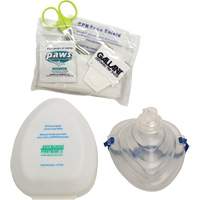 CPR Pocket Face Mask & Accessories Kit, Reusable Mask, Class 2 Auto-Cam
