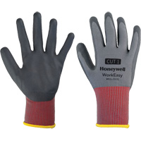 Gants de protection contre les coupures WorkEasy, Taille 6/T-petit, Calibre 13, Rev&ecirc;tement Mousse de nitrile, Enveloppe en Polyester, EN 388 niveau 1 Auto-Cam
