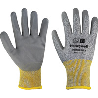 Gants de protection contre les coupures WorkEasy, Taille 6/T-petit, Calibre 13, Rev&ecirc;tement Polyur&eacute;thane, Enveloppe en PEHP/Fibre de verre, ASTM ANSI niveau A2/EN 388 niveau B Auto-Cam