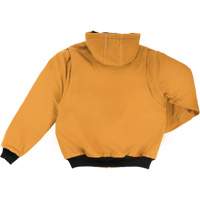 Blouson d'aviateur en toile lourde avec capuchon, Hommes, Petit, Brun Auto-Cam