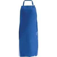 Endurosaf Bib Apron, Polyurethane, 50" L x 34" W, Blue Auto-Cam
