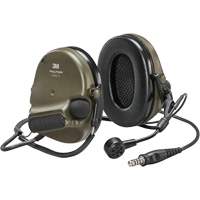 Casque VI NIB avec fils de sortie unique Peltor ComTac, Style Cordon cervical, 22 dB Auto-Cam