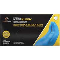 KeepKleen&reg; Disposable Glove, Small, Nitrile, 2.8-mil, Powder-Free, Blue Auto-Cam