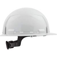 Front Brim Hardhat, Meets CSA Type 1, Ratchet Suspension, Non-Vented Auto-Cam