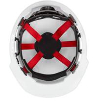 Front Brim Hardhat, Meets CSA Type 1, Ratchet Suspension, Vented Auto-Cam
