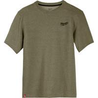 T-shirt de travail hybride, Hommes, Petit, Vert Auto-Cam
