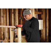 T-shirt de travail hybride, Hommes, Petit, Noir Auto-Cam