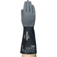 AlphaTec&reg; Chemical-Resistant Gloves, Size 7, 13" L, Neoprene/Nitrile, Nylon Inner Lining, 17-mil Auto-Cam