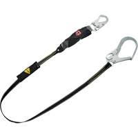V-Series Welding Shock Absorbing Lanyard, 6', Snap Hook Center, Snap Hook Leg Ends, Kevlar&reg;/Nomex&reg; Auto-Cam