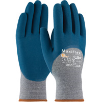 ATG MaxiFlex&reg; Comfort Seamless Knit Gloves, Large, Nitrile Coating, 15 Gauge, Nylon Shell Auto-Cam