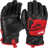 Goatskin Impact Gloves, Small, Grain Leather Palm Auto-Cam
