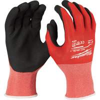 Gants r&eacute;sistant aux coupures, Taille Grand, Rev&ecirc;tement Nitrile, Enveloppe en Nylon/Lycra, ANSI/ISEA 105 niveau 1/EN 388 niveau 1 Auto-Cam