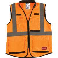 Performance Safety Vest, High Visibility Orange, 4X-Large/5X-Large Auto-Cam