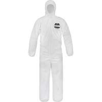 Safegard GP Coveralls, Medium, White, SMMS Auto-Cam