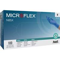 Microflex&reg; N85 Gloves, X-Small, Nitrile, 3.5-mil, Powder-Free, Blue, Class 2 Auto-Cam