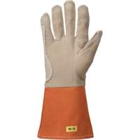 TIG Welding Gloves, Grain Deerskin, Size Medium Auto-Cam