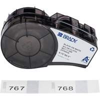 Aggressive Adhesive Multi-Purpose Labels with Ribbon, Black Auto-Cam