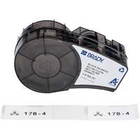 Aggressive Adhesive Multi-Purpose Labels with Ribbon, Black Auto-Cam