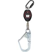 Cordage de s&eacute;curit&eacute; autor&eacute;tractable avec grand mousqueton Dynamic, 7', Polyester, Pivotant Auto-Cam