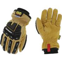Gants imperm&eacute;ables ColdworkM-Pact, 8, Paume en Cuir fleur, Poignet &eacute;lastique Auto-Cam