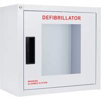Grande armoire standard pour DEA avec alarme, Zoll AED Plus<sup>MD</sup>/Zoll AED 3<sup>MC</sup>/Cardio-Science/Physio-Control Pour, Non médical SHC001 | Auto-Cam