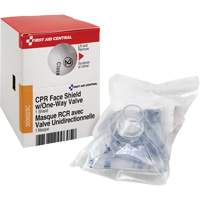 SmartCompliance&reg; Refill CPR Faceshield with One-Way Valve, Single Use Faceshield, Class 2 Auto-Cam