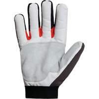 Clutch Gear&reg; Thinsulate Mechanic's Gloves, Grain Goatskin/Split Leather Palm, Size Small/7 Auto-Cam