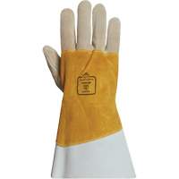 Endura&reg; TIG Welding Gloves, Grain Cowhide, Size Small/7 Auto-Cam