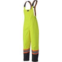 5405 Salopettes imperm&eacute;ables 300D Trilobal antid&eacute;chirure, Polyester, T-petit, Jaune lime haute visibilit&eacute; Auto-Cam