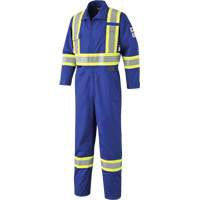 7704 FR-Tech&reg; High-Visibility Coveralls, Size 42, Royal Blue, 10 cal/cm²/9.7 cal/cm² Auto-Cam