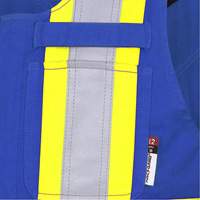 7714 FR-Tech&reg; Flame-Resistant Overalls, Small, Royal Blue Auto-Cam