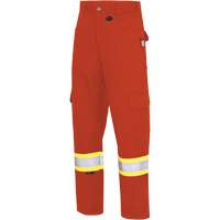 7765 FR-Tech&reg; 88/12 Arc Rated High-Visibility Safety Cargo Pants, 30, x 32, High Visibility Orange, 10 cal/cm² Auto-Cam