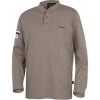 331 FR Interlock Henley Shirt, Small, Beige Auto-Cam