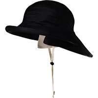 D5050 Chapeau Sou'wester traditionnel noir Dry King, Petit, Noir, Caoutchouc Auto-Cam