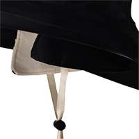 D5050 Chapeau Sou'wester traditionnel noir Dry King, Petit, Noir, Caoutchouc Auto-Cam