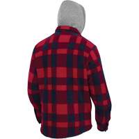 415RB Chemise &agrave; capuche matelass&eacute;e, Hommes, Petit, Multicolore Auto-Cam
