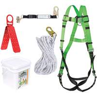 Grommeted Fall Protection Kit, Roofer's Kit SHE933 | Auto-Cam