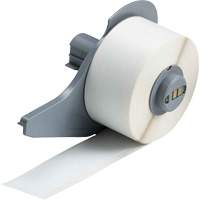 Ruban adh&eacute;sif permanent toutes saisons pour &eacute;tiquettes, Vinyle, Blanc, Largeur de 1" Auto-Cam