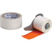 Ruban adh&eacute;sif polyvalent ToughStripe ultra-robuste avec pellicule de protection, Polyester, Orange, Largeur de 2" Auto-Cam