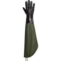 Chemstop Chemical-Resistant Gloves, PVC, Flock-Lined Inner Lining Auto-Cam
