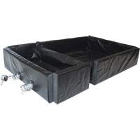 Berme Ultra-Track Berm, Capacit&eacute; 144 gal. US, 4' la x 6' lo x 12" h, Paroi en mousse Auto-Cam
