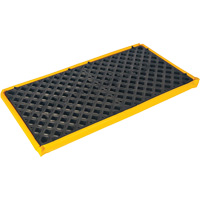 Ultra-Spill Deck flexible, 2 barils, Capacit&eacute; de d&eacute;versement 11 gal. US, 48" x 24" x 2,5" Auto-Cam