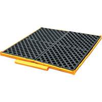 Ultra-Spill Deck flexible, &agrave; vessie, 4 barils, Capacit&eacute; de d&eacute;versement 110 gal. US, 51" x 48" x 5" Auto-Cam