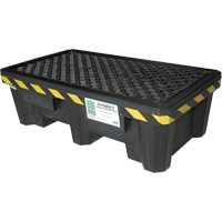 Ultra-Spill Pallet mod&egrave;le &eacute;conomique, 2 barils, Capacit&eacute; de d&eacute;versement 66 gal. US, 53" x 29" x 16,5" Auto-Cam