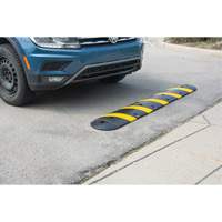 Speed Bump Kit, Rubber, 4' L x 11" W x 2" H Auto-Cam