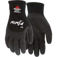 Ninja&reg; Ice Insulated Winter Gloves, Medium, HPT Coating, 15 Gauge, Nylon Shell Auto-Cam