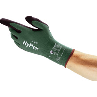 Gants polyvalents écoresponsables HyFlex<sup>MD</sup> 11-842, 5, Rêvetement Mousse de nitrile, Calibre 15, Enveloppe en Nylon SHG877 | Auto-Cam