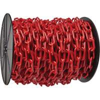 Heavy-Duty Plastic Safety Chain, Red Auto-Cam