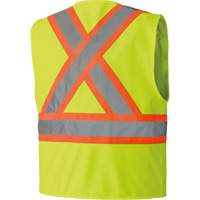 6689 Veste haute visibilit&eacute;, Jaune lime haute visibilit&eacute;, 4T-Grand, Polyester Auto-Cam